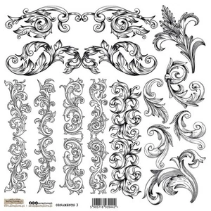AUFKLEBER ScrapLove Dekor Stickers - Ornamente 3 - Bild 1 von 1