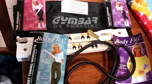 Body Flex by Greer Childers Gymbar & 3 VHS Workout Set Vintage Fitness Gym - Bild 1 von 4