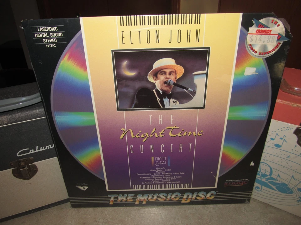 SEALED - ELTON JOHN THE NIGHT TIME CONCERT LASERDISC 1984 SEALED! - Image 1 of 2