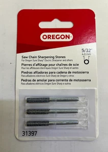 31397 Oregon Kettensäge Wetzsteine 4,0 mm 5/32" 3er Pack sicher scharf Schleifer - Bild 1 von 4