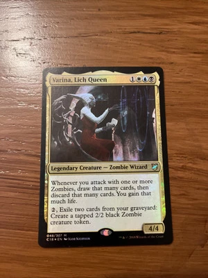 MTG Varina, Lich Queen *FOIL* Commander 2018 NM-Mint  - Image 1 of 2