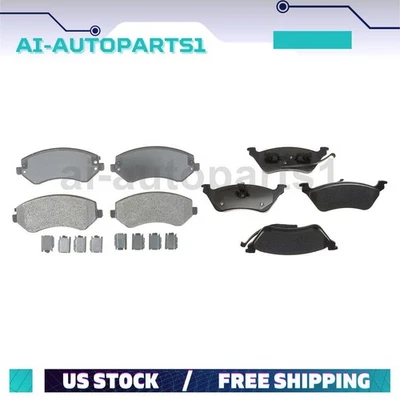 Kit pastillas freno delantero trasero para Dodge Caravan 2001 2002 2003 2004 2005 2006 2007 Foto 1 de 4