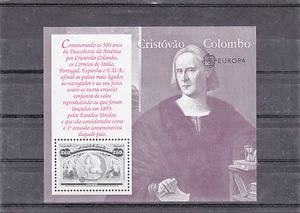 PORTUGAL SET S / S  EUROPA CEPT CRISTOVAO COLOMBO (1992)   (6 sheets) - Bild 1 von 6