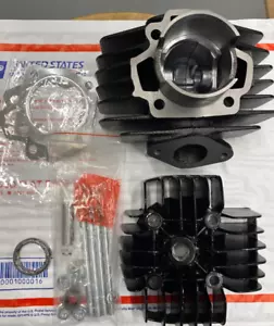 PW50 BIG BORE 60cc Top End Kit---Cylinder,Head,Piston,Rings, Clips & Gaskets - Bild 1 von 1