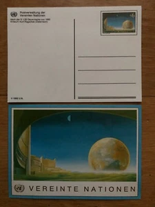 UNO-Wien, 15 versch. Ganzsachen (Postkarten; Briefe) ** und mit Ersttagsstempel! - Bild 1 von 8