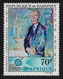 Dahomey #C58 Como nuevo nunca montado canciller Konrad Adenauer 1967 - Imagen 1 de 1