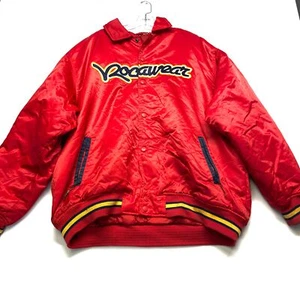 Vintage Y2K Rocawear Bomber Jacket Men's 2XL Red Rare - Picture 1 of 17
