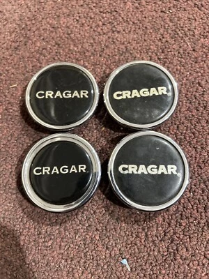 Tapa central de rueda personalizada cromada y negra CRAGAR (1) - UK-2311C Foto 1 de 4