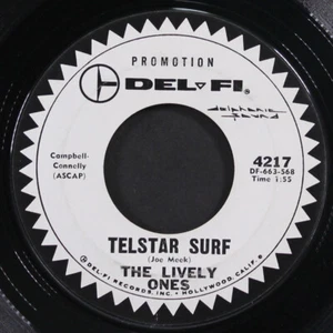 LIVELY ONES: telstar surf / surf city DEL FI 7" Single 45 RPM - Picture 1 of 2
