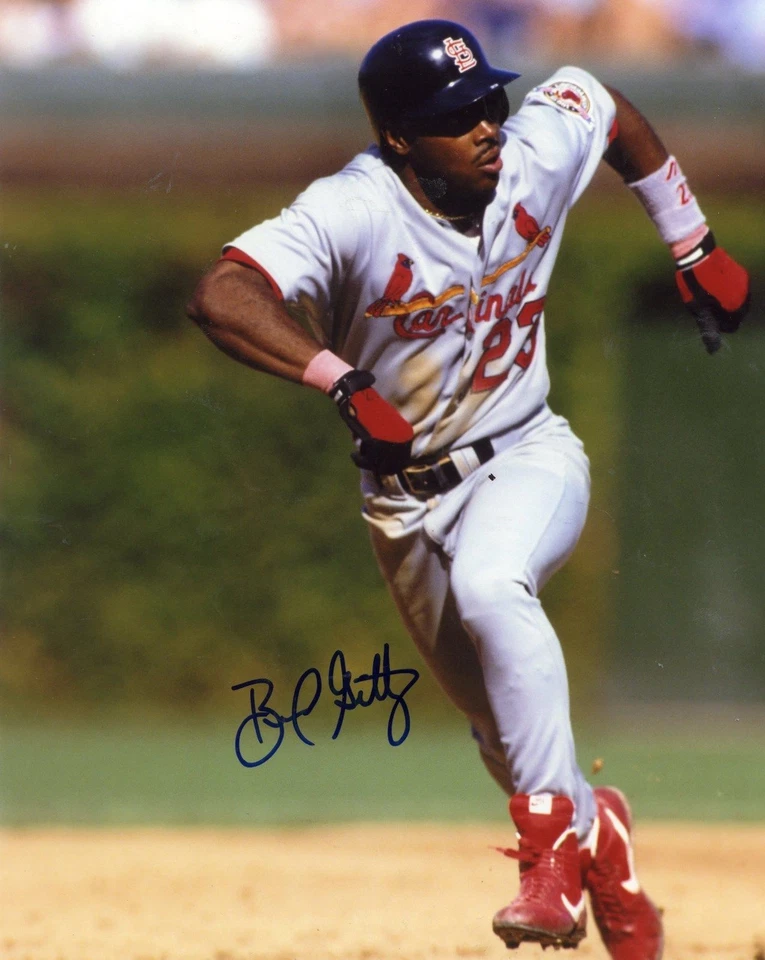 FOTO 8X10 FIRMADA AUTOGRAFIADA DE LOS CARDENALES DE SAN LUIS DE BERNARD GILKEY Foto 1 de 1