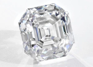 Loose Lab Grown CVD Diamond Asscher D Color VVSI Clarity Certified Diamond - Picture 1 of 4