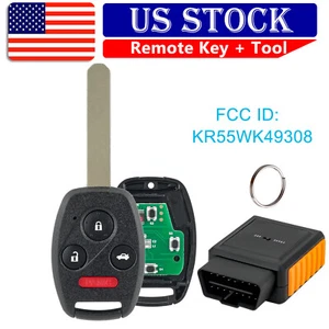 Télécommande porte clé programmateur OBD pour Honda Pilot 2009 2010 2011 2012 2013 2014 2015 - Photo 1/10