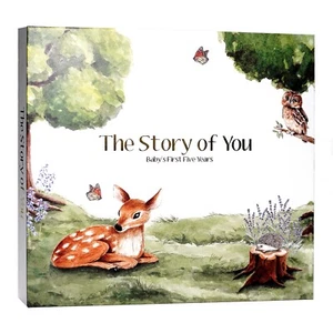 MANNA Gender Neutral Baby Memory Book - Photo Keepsake Journal-(Woodland) - Picture 1 of 4