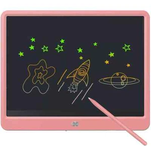 New pink LCD Writing Tablet & pen Drawing Pad Erasable Doodle Board portable - Picture 1 of 5
