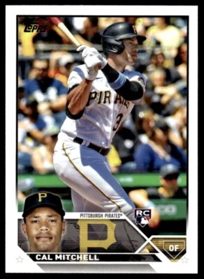 2023 Topps Cal Mitchell Rookie Pittsburgh Pirates #313 - Image 1 of 2