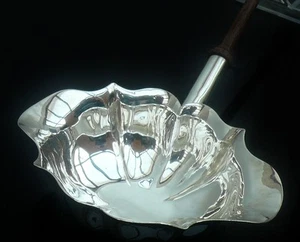 Antike Sterling Silber Punze Schöpfkelle, London 1743 - Bild 1 von 4