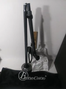 BeneCane Walking Cane Quad Single T-Handle w/ Travel Bag..Preowned - Picture 1 of 2