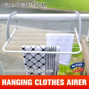 Box Sweden Airer 6 Rails Door Hanging Laundry Drying Rack Clothes Hanger Stand - Picture 1 of 12