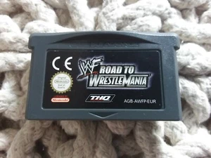 WWF : ROAD TO WRESTLEMANIA ~ Nintendo GAME BOY Advance Game ~ GBA SP ~ DS - Picture 1 of 2
