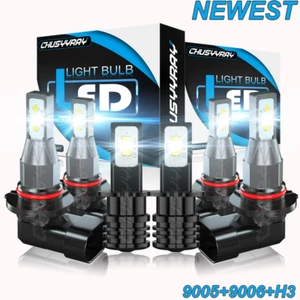 KIT combinado de faros antiniebla LED blancos 6000K para Toyota Sienna 2004-2005 - Imagen 1 de 18