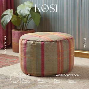 Bean bag foot stool Circle Round Faux Wool Footstool Ottoman Beanbag Chair Pouf - Picture 1 of 59