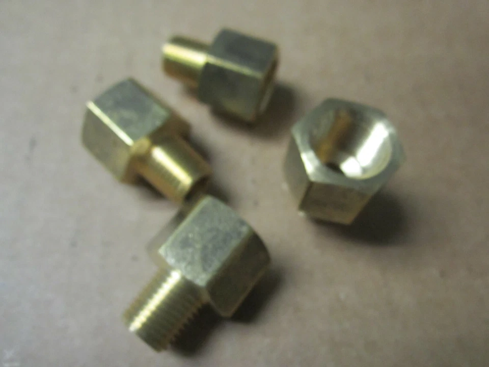 3/8" NPT hembra X 1/4" NPT macho accesorios de latón aceite aire gas 4 piezas Foto 1 de 1