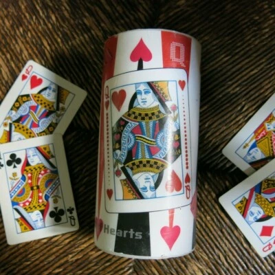  Рождественская свеча, покерная свеча Queen Of Hearts, красно-черная свеча для чтения Таро - Изображение 1 из 4