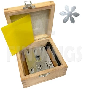 6 Petal Disc cutter disc cutter set of 6 10mm to 23mm Cutting Jewellery Tool - Picture 1 of 3