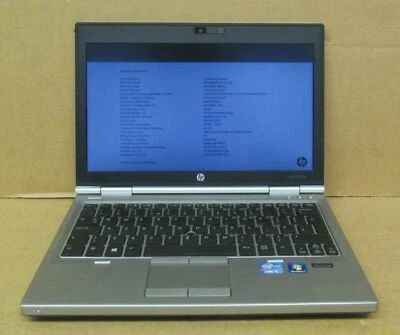 HP Elitebook 2570p 12.5" HD i5-3320M 2.6Ghz 8GB 240GB SSD Webcam Win10 Laptop - Image 1 of 4