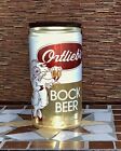 Ortlieb's Bock Beer Can Empty B/O Pull Tab 1978