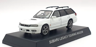 1/64 Kyosho SUBARU LEGACY TOURING WAGON GT-B BLANCO modelo de coche fundido a presión Foto 1 de 4