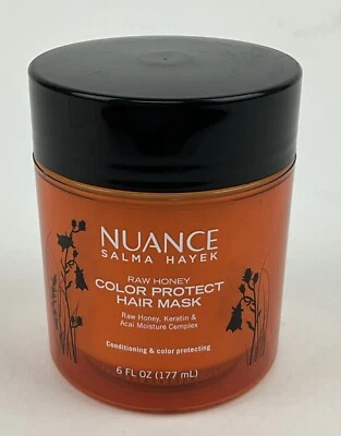 Nuance Salma Hayek Raw Honey Color Protect Hair Mask, Conditioning 6 fl oz New - Image 1 of 4