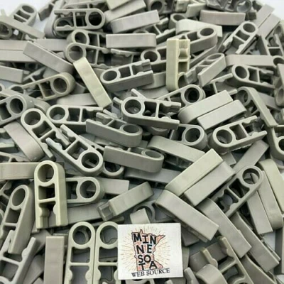 100 conectores de clip gris Knex con extremo de agujero gris - piezas estándar K'nex Foto 1 de 2
