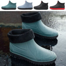 Waterproof Rain Boots Men Chef Shoes Kitchen Ankle Boot Fishing Non-slip Winter