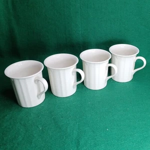 Set of 4 Lenox Coffee Mug Casual Elegance 3.75" Tall  USA Cream Older Stamp - Picture 1 of 6