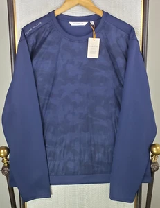 PETER MILLAR Size 2XL Insulated Crew Neck Sweatshirt Jacket NEW $200 Camo Golf - Picture 1 of 13