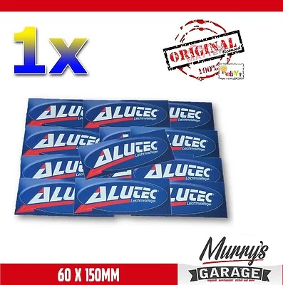 ORIGINAL - ALUTEC - 60x150mm Aufkleber, Sticker, Decal, Alufelgen, Motorsport - Bild 1 von 2