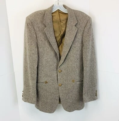 Blazer de tweed vintage Panhandle ajustado para hombre 42L mezcla de lana calce ajustado vaquero occidental Foto 1 de 4