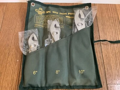 Juego de 3 alicates para juntas deslizantes Cummins Tools 6” 8” 10” con estuche Foto 1 de 4