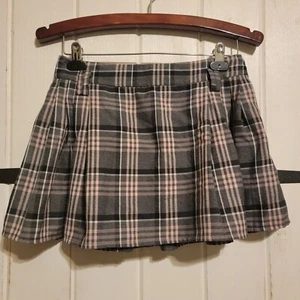 Generation Girls Skirt Plaid Gray Pink Size 13 - Picture 1 of 5