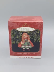 Hallmark Keepsake Madame Alexander Little Red Riding Hood Doll Ornament 1991 - Picture 1 of 3