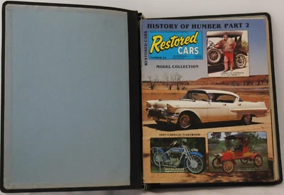Restored Cars Australia Magazine 12 Early Issues: No.53+ Leatherette Binder Auto - Image 1 of 4