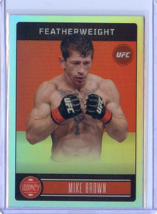 2023 Panini Chronicles UFC Legacy SILVER PRIZM NO. 339 Mike Brown - Featherweigh