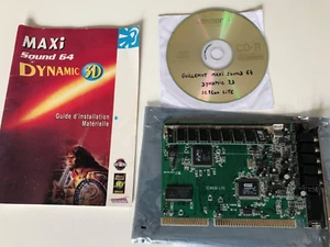 Guillemot Maxi Sound 64 Dynamic 3D ISA sound card wavetable SC8600 Lite EWS64 - Afbeelding 1 van 16