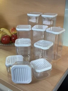 10x Set Vorratsdosen  Luftdicht  Küche  Behälter Frischhaltedosen Aufräumen Früh - Bild 1 von 12