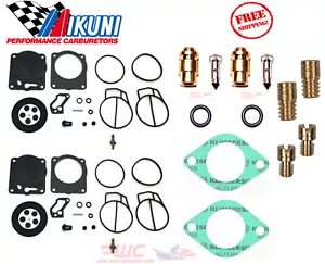 SeaDoo OEM Mikuni DUAL Carb Rebuild Kit SBN-I 46mm 2000 951 XP GTX Jets Needles - Picture 1 of 1