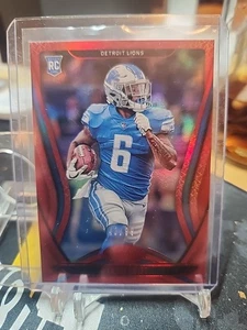 2020  CERTIFIED MIRROR RED #109 D'ANDRE SWIFT RC 43/99 LIONS BEARS - Picture 1 of 3