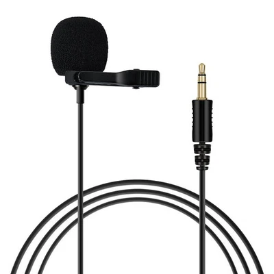 Omnidirektionales Mikrofon 3,5 mm Lavalier Krawattenklammer Mikrofone Audio Mic8599 - Bild 1 von 4