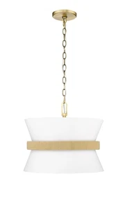 Vintage Brass Three Light Pendant from the Kimbry Collection - Picture 1 of 1