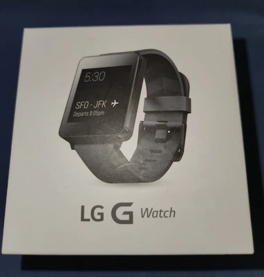 Reloj inteligente LG G Watch Android LG-W100 --Nunca usado --Negro Foto 1 de 4